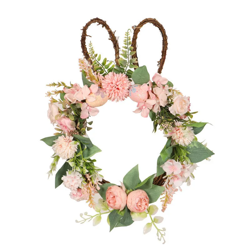 Easter Egg & Rabbit Wreath Decoration