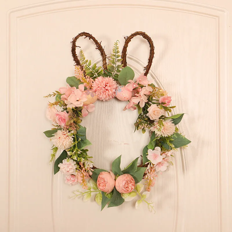 Easter Egg & Rabbit Wreath Decoration