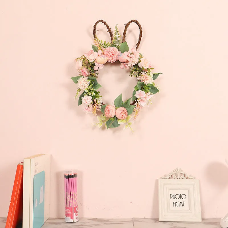 Easter Egg & Rabbit Wreath Decoration
