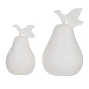 Emporium Set of 2 Pear Sculptures