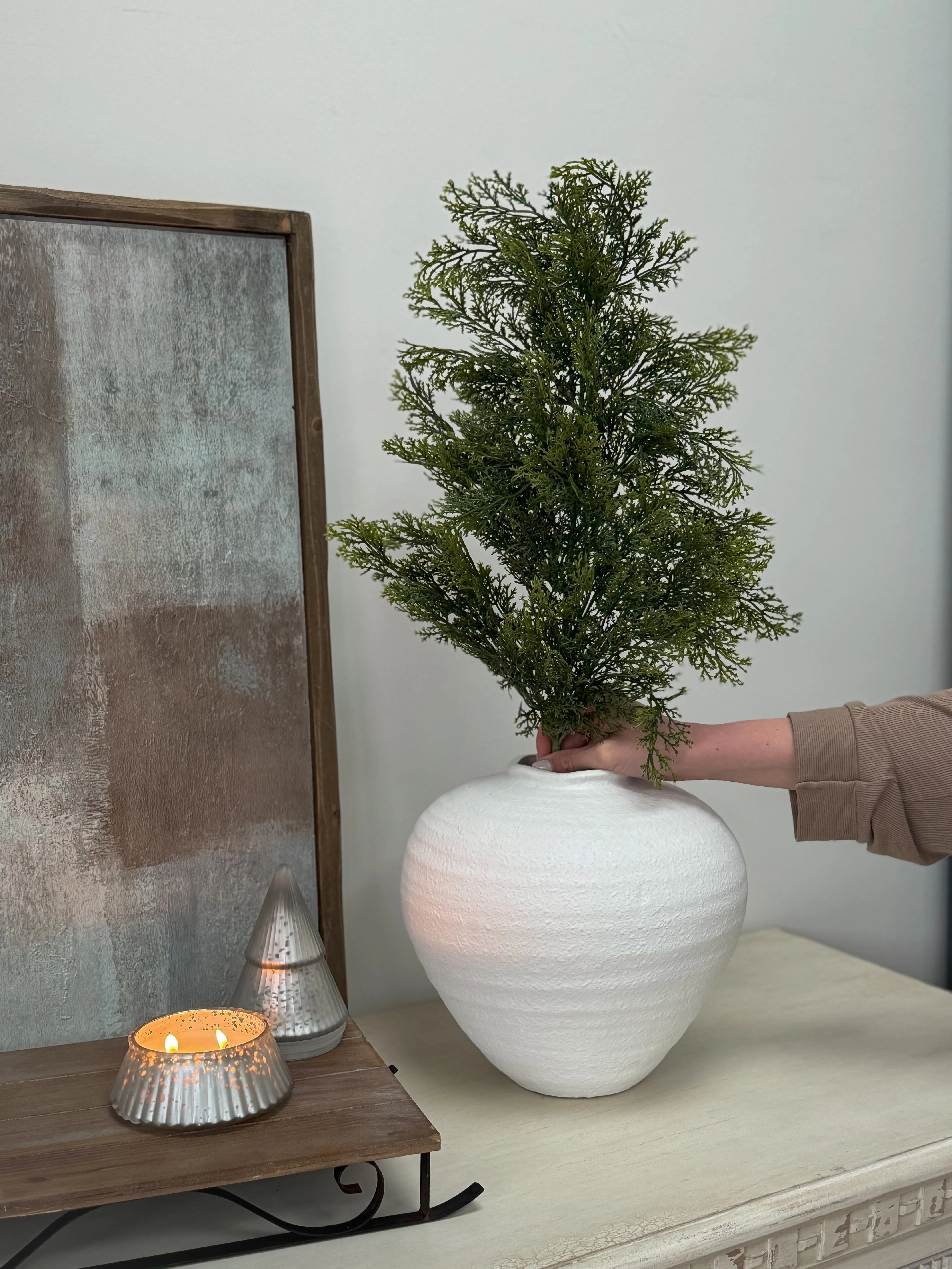Faux Cypress Branch