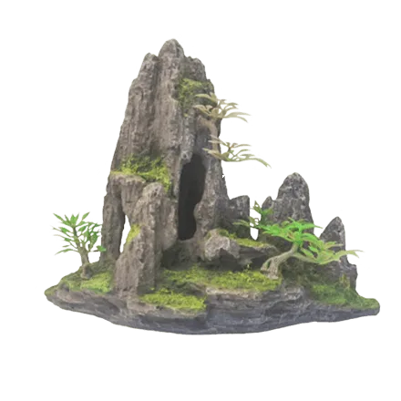 Fish Gear Rock Hill Aquarium Ornament