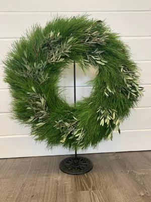Florida Pine and Olive Accent Wreath