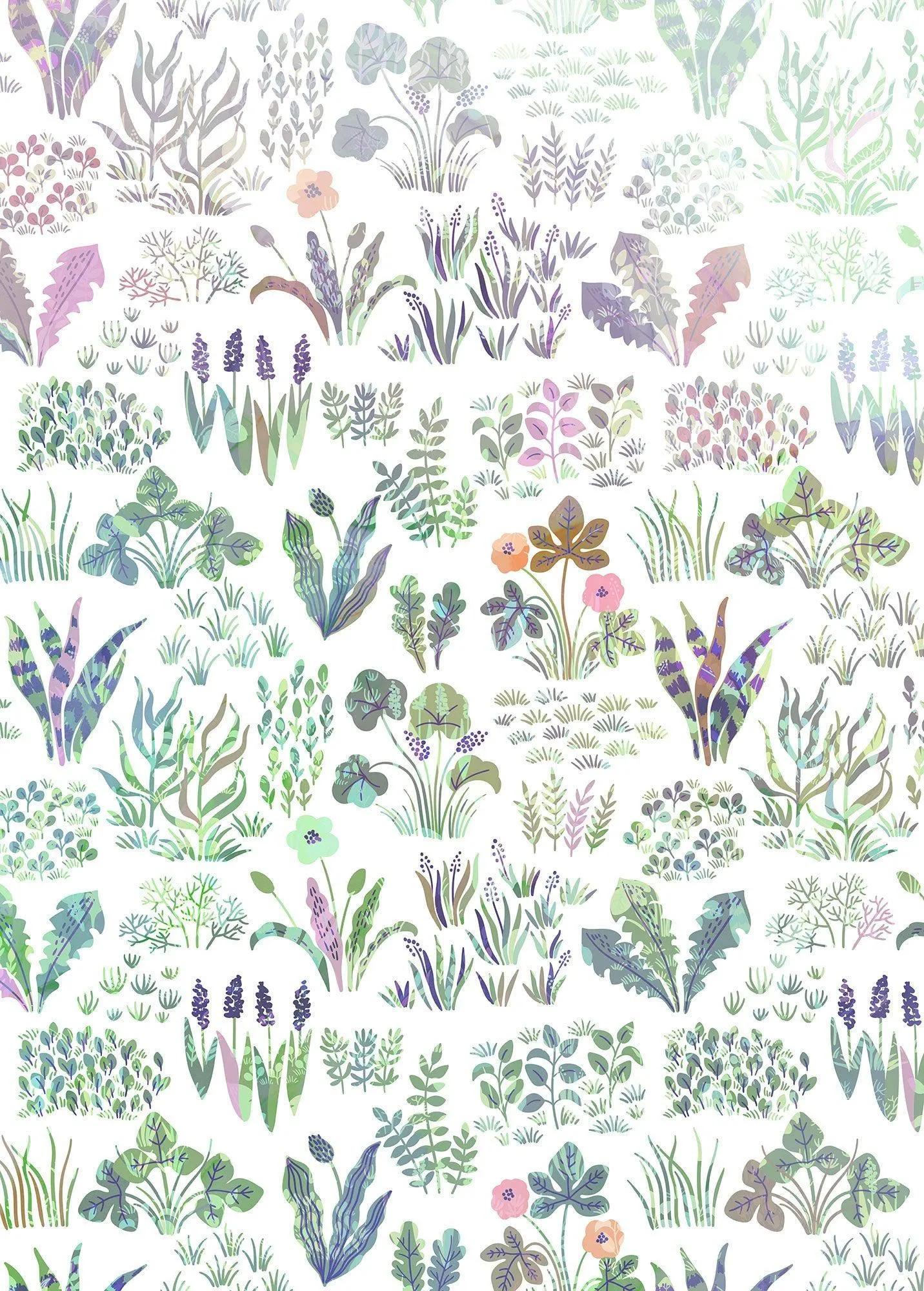 Flower Farm Mural Wallpaper
