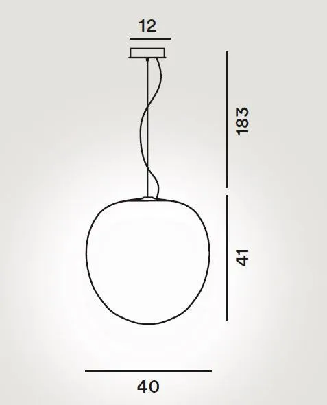 Foscarini Rituals XL White Suspension Pendant - ID 5030