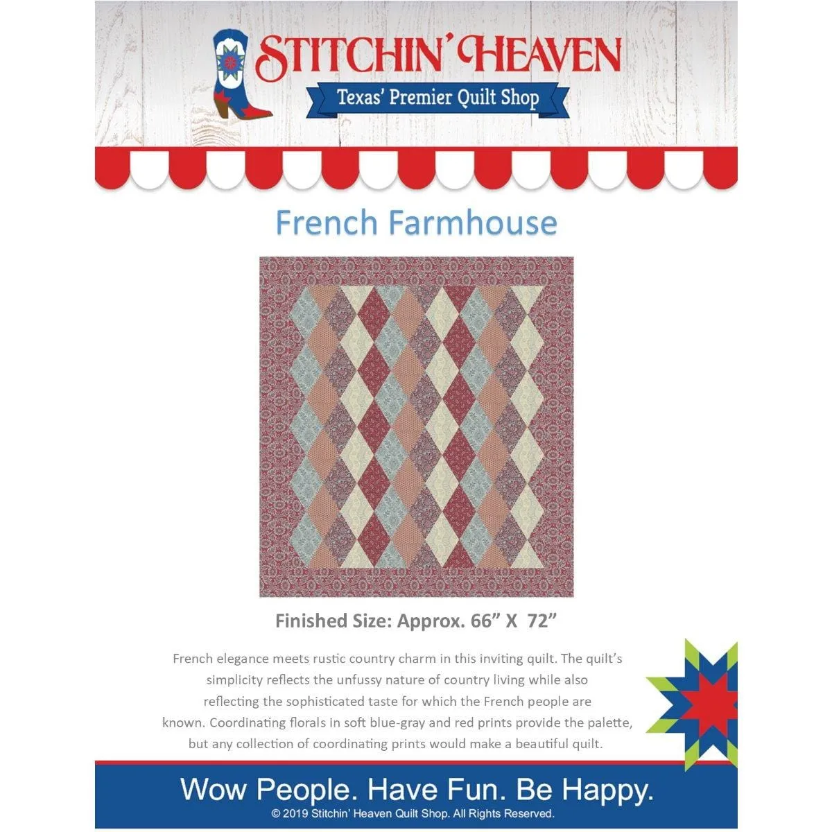 French Farmhouse Quilt Pattern