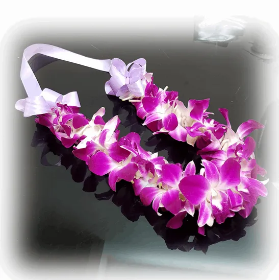 Fresh-cut Orchid Garland - Corporate Gift | CP11