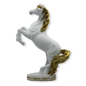 Gold Plated Horse Statue