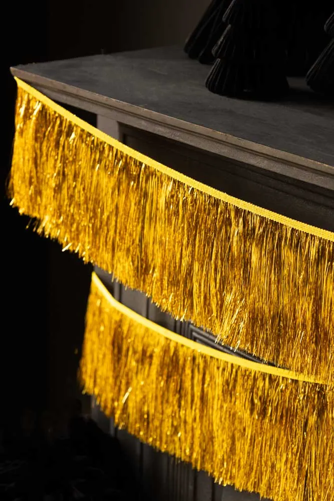 Gold Tinsel Garland