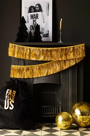 Gold Tinsel Garland