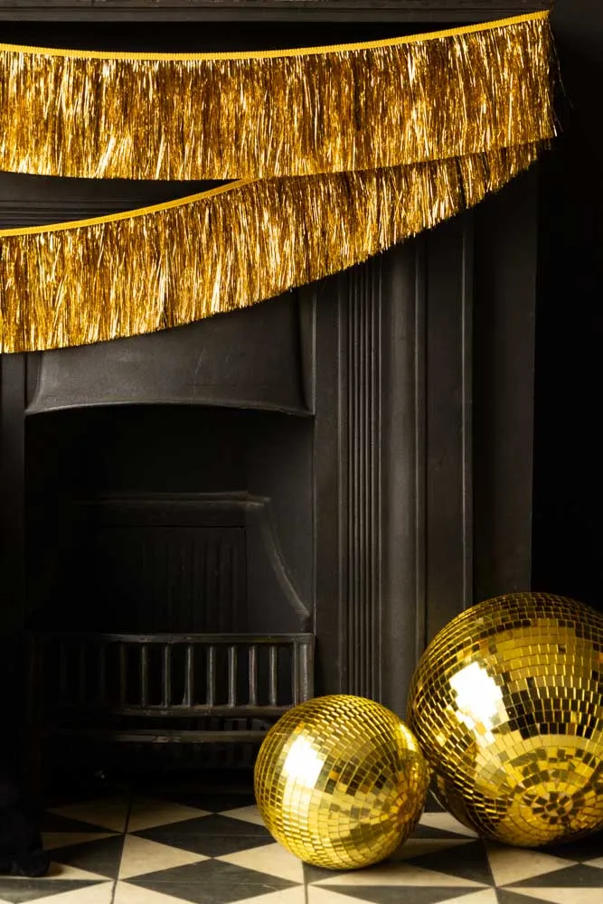Gold Tinsel Garland