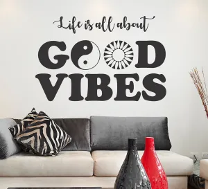 Good Vibes, Wall Sticker PVC Vinyl (30 X 40)