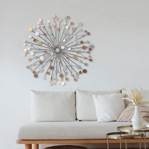 Handmade Iron Sunburst Wall Decor