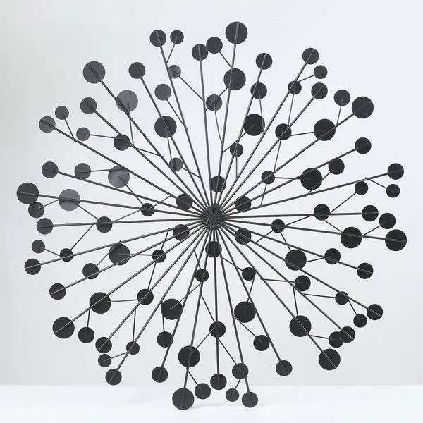 Handmade Iron Sunburst Wall Decor