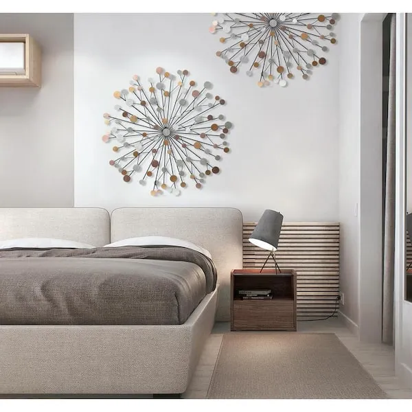 Handmade Iron Sunburst Wall Decor