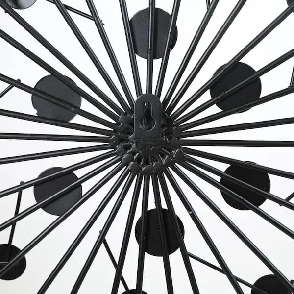 Handmade Iron Sunburst Wall Decor