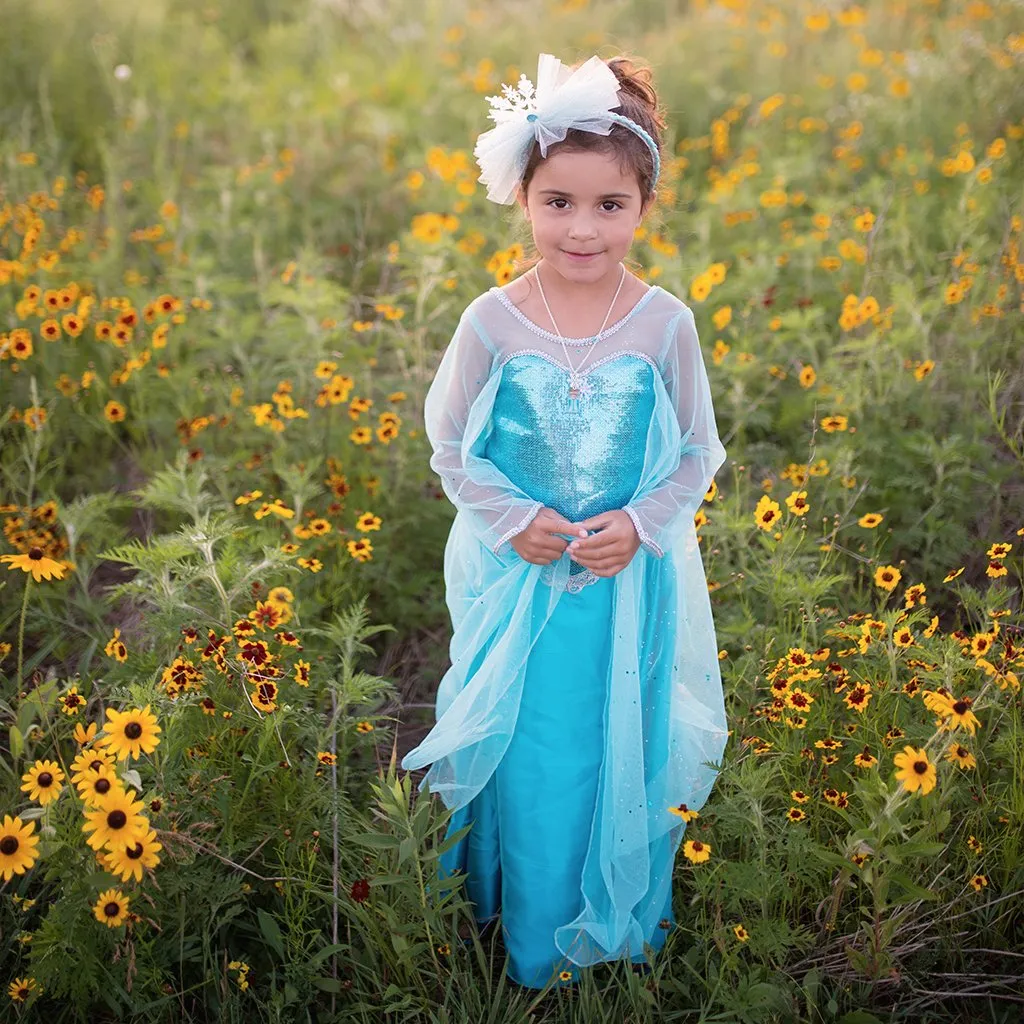 Ice Queen Dress With Cape