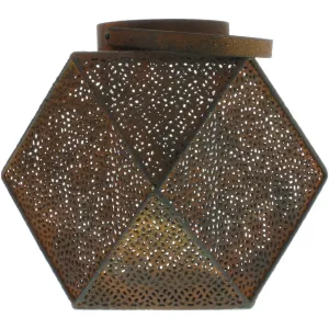 Icosahedron Metal Lantern