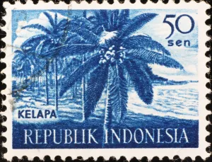Indonesian Stamp 2 Custom Art