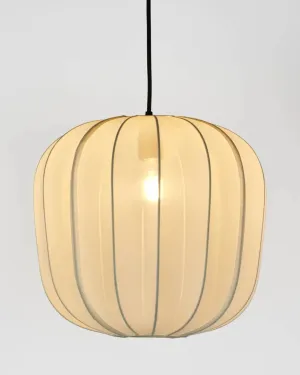 Ivory Chiffon Lantern Pendant