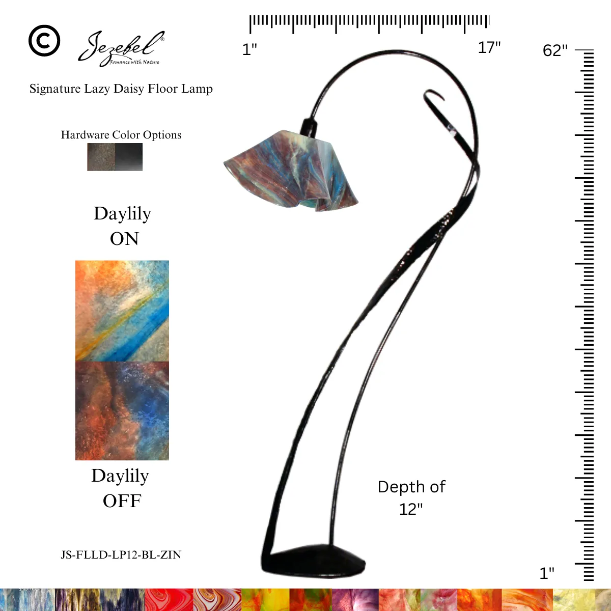 Jezebel® Lily Lazy Daisy Floor Lamp