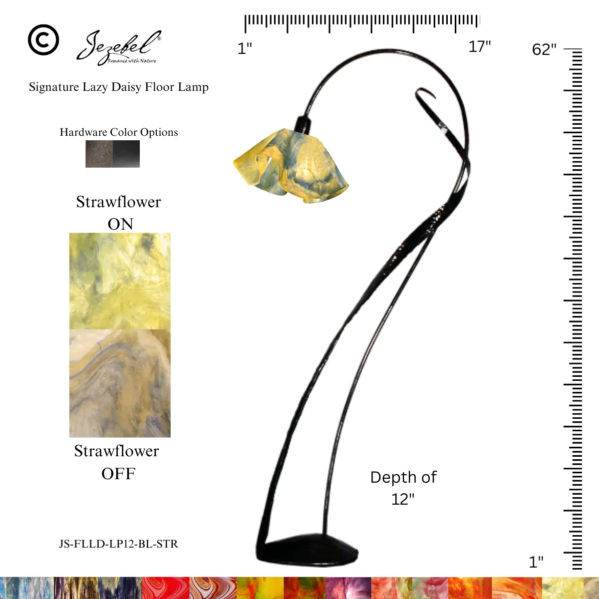 Jezebel® Lily Lazy Daisy Floor Lamp