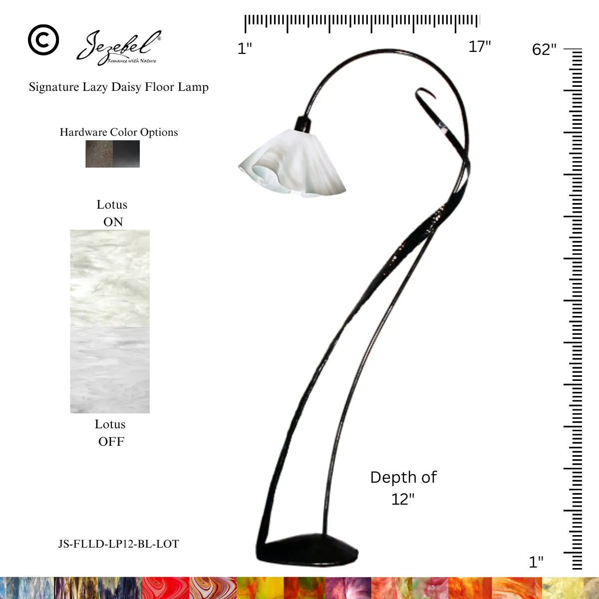 Jezebel® Lily Lazy Daisy Floor Lamp