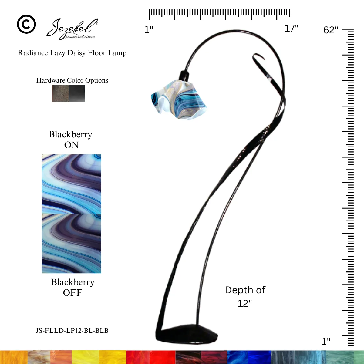 Jezebel® Lily Lazy Daisy Floor Lamp