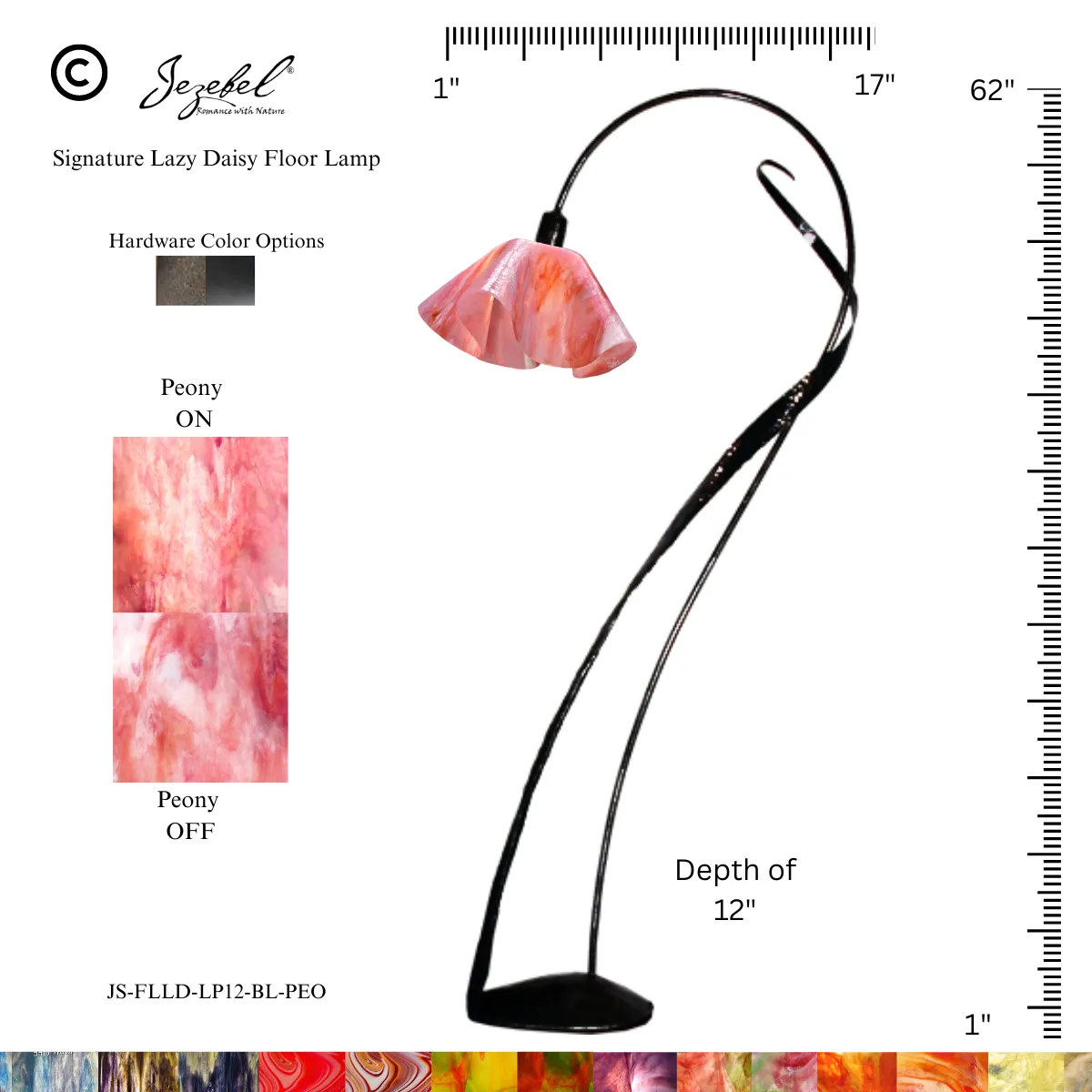 Jezebel® Lily Lazy Daisy Floor Lamp