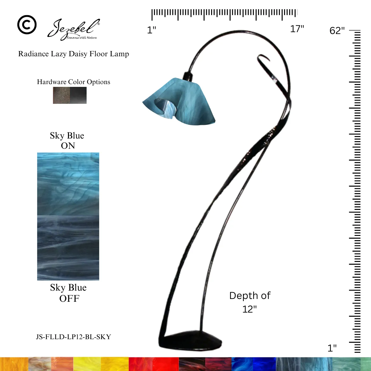 Jezebel® Lily Lazy Daisy Floor Lamp