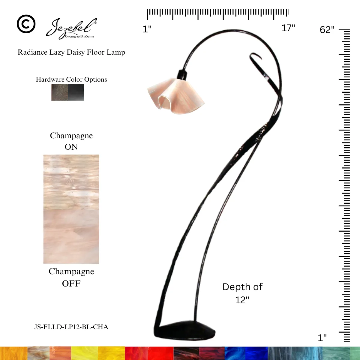 Jezebel® Lily Lazy Daisy Floor Lamp