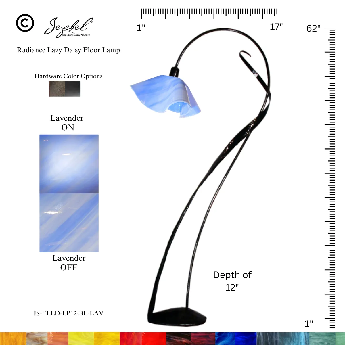Jezebel® Lily Lazy Daisy Floor Lamp