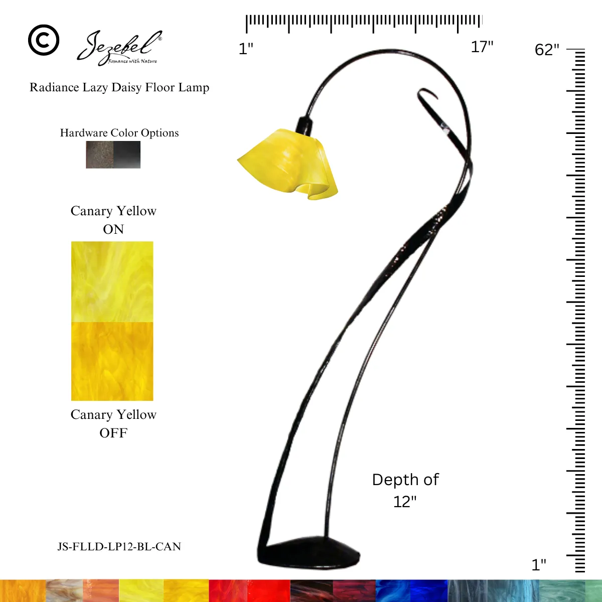 Jezebel® Lily Lazy Daisy Floor Lamp