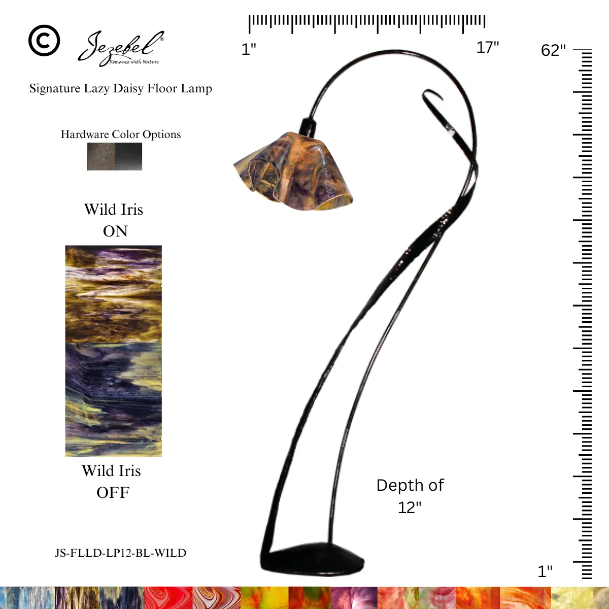 Jezebel® Lily Lazy Daisy Floor Lamp