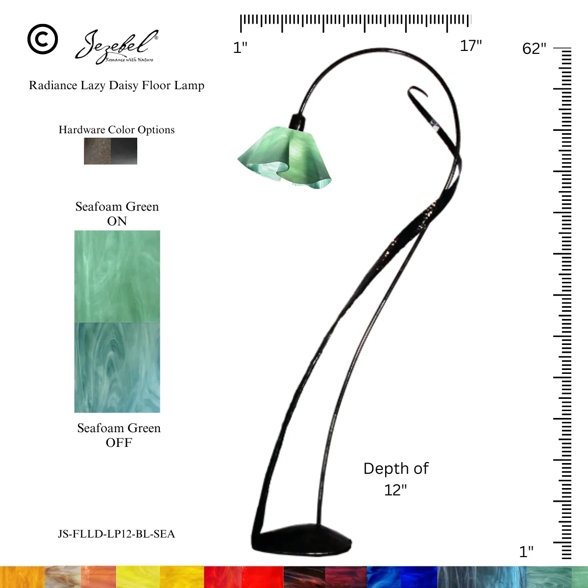 Jezebel® Lily Lazy Daisy Floor Lamp