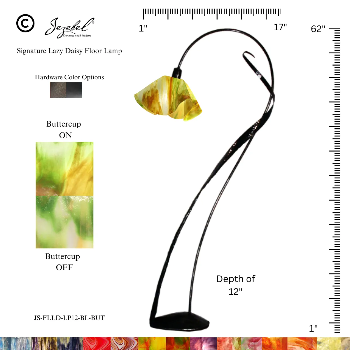 Jezebel® Lily Lazy Daisy Floor Lamp