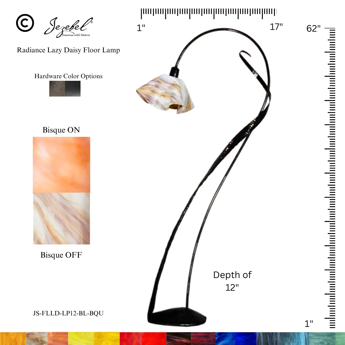Jezebel® Lily Lazy Daisy Floor Lamp
