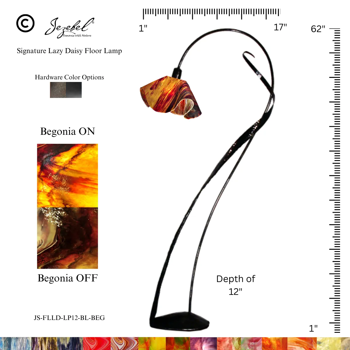 Jezebel® Lily Lazy Daisy Floor Lamp