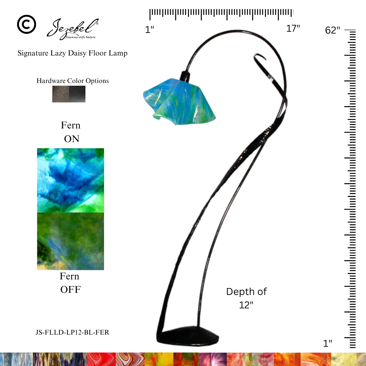 Jezebel® Lily Lazy Daisy Floor Lamp