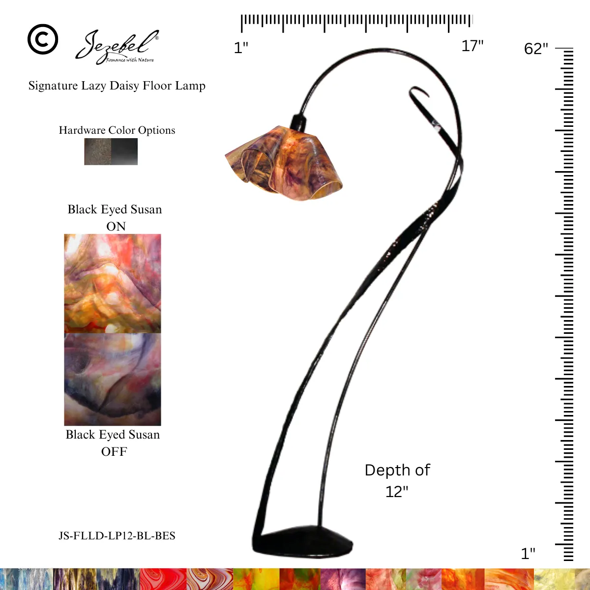 Jezebel® Lily Lazy Daisy Floor Lamp