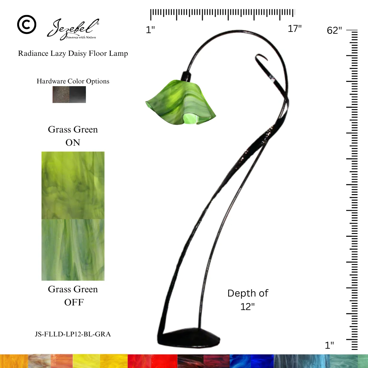 Jezebel® Lily Lazy Daisy Floor Lamp