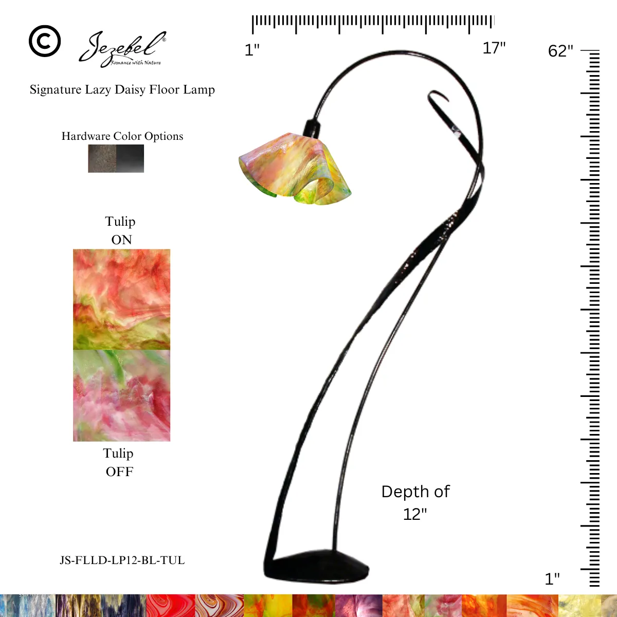 Jezebel® Lily Lazy Daisy Floor Lamp