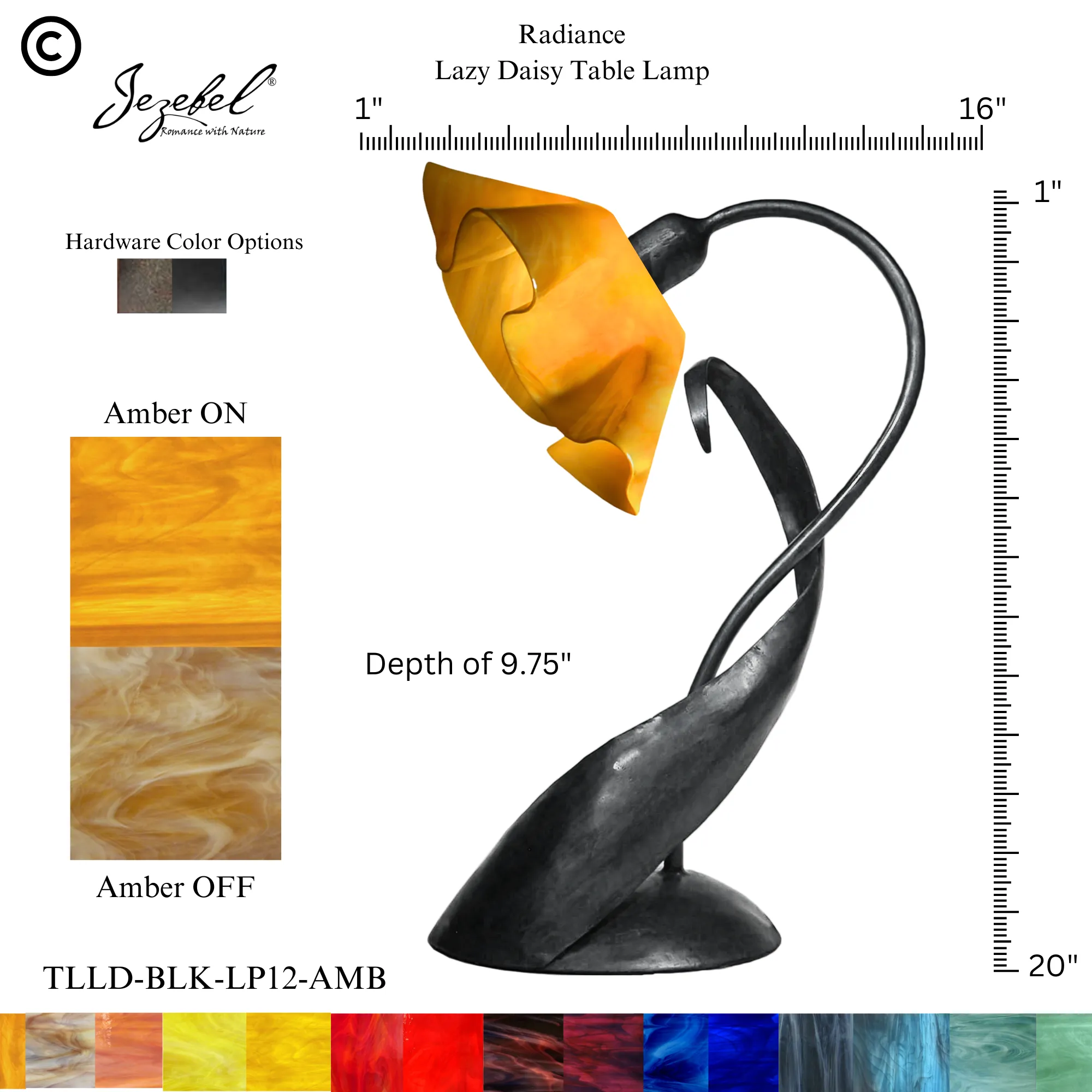 Jezebel® Lily Lazy Daisy Table Lamp