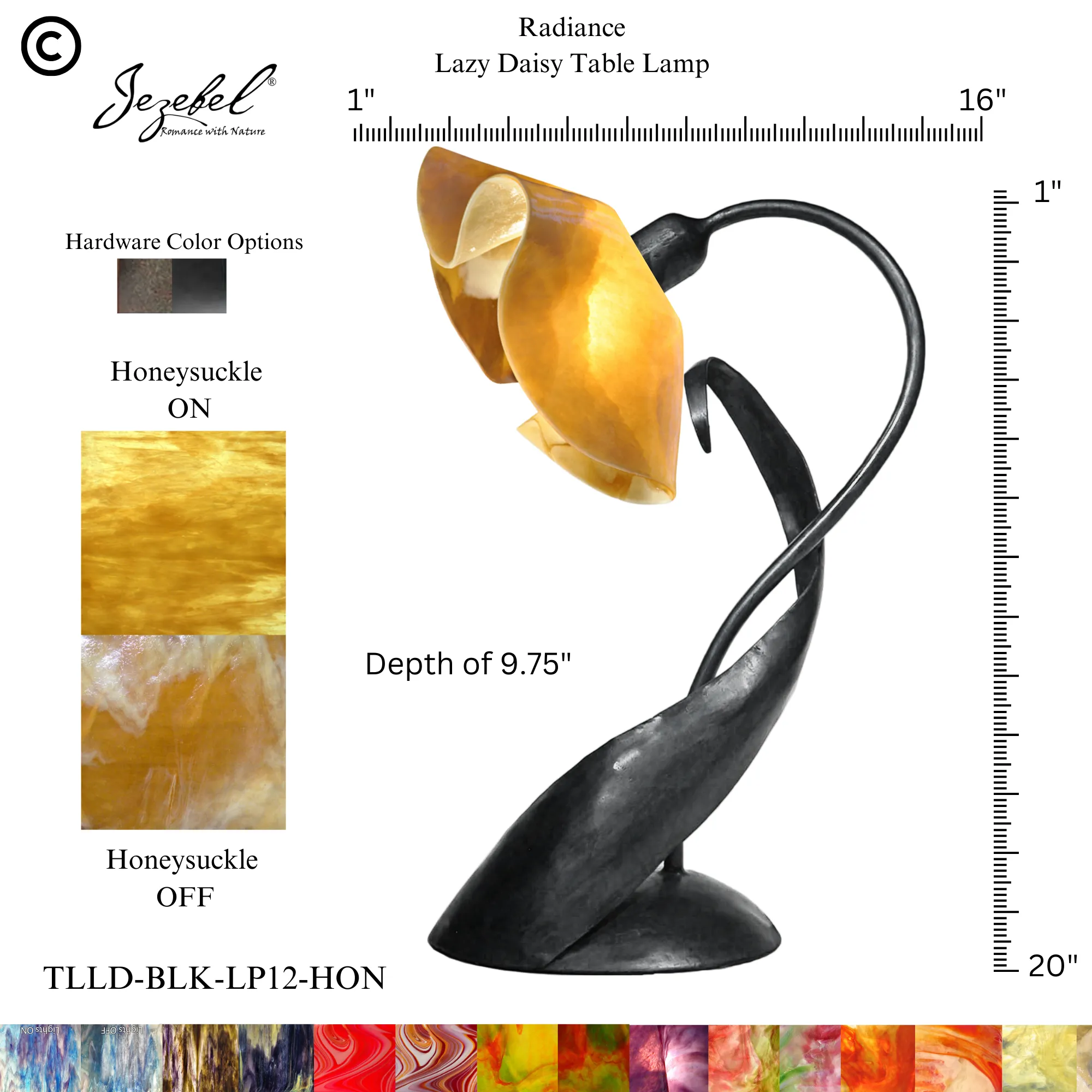 Jezebel® Lily Lazy Daisy Table Lamp