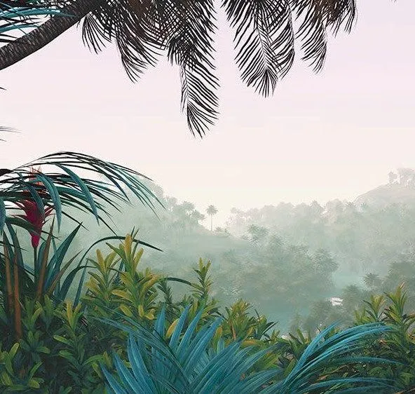Jungle Morning Mural Wallpaper