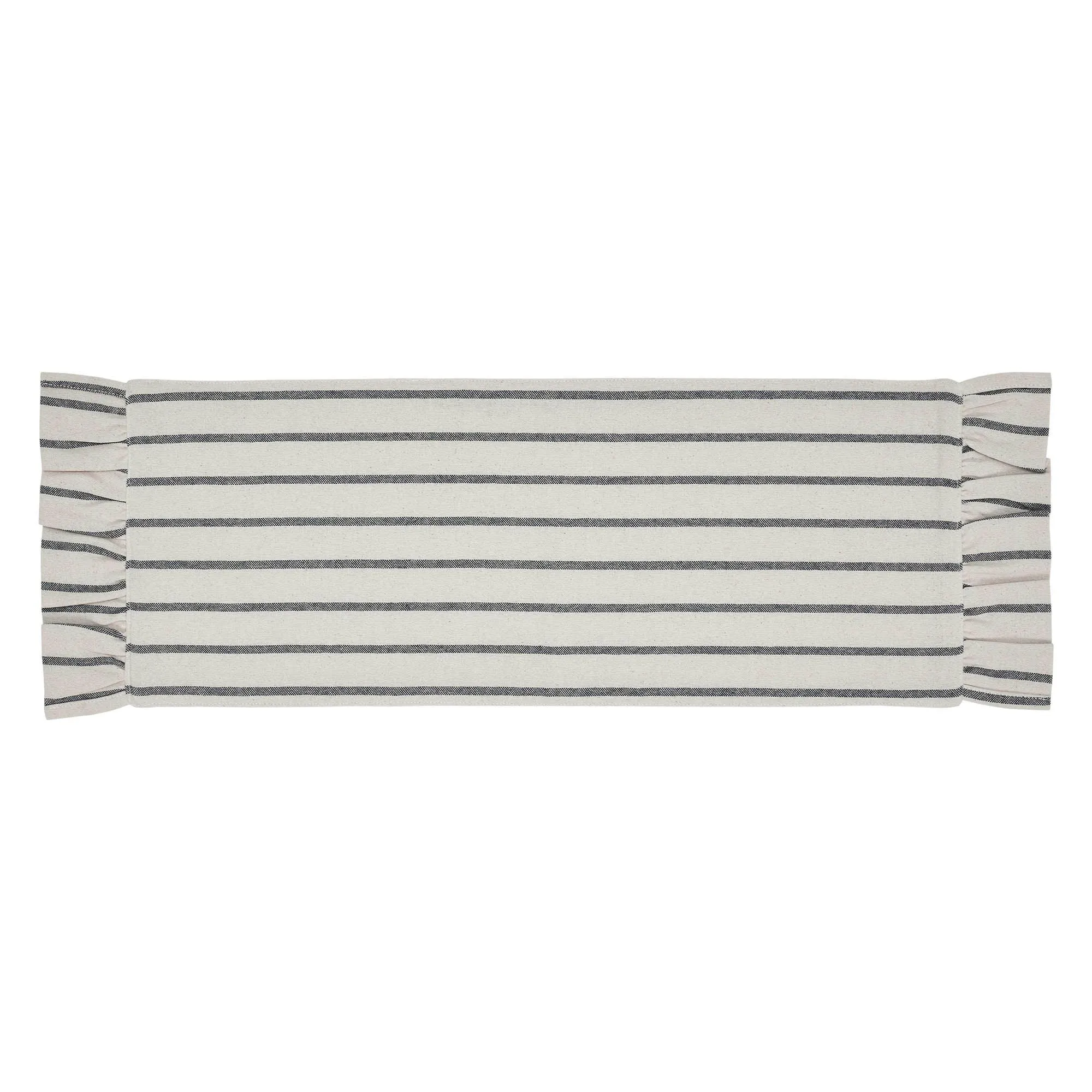 Kaila Ticking Stripe Ruffled Runner 8x24