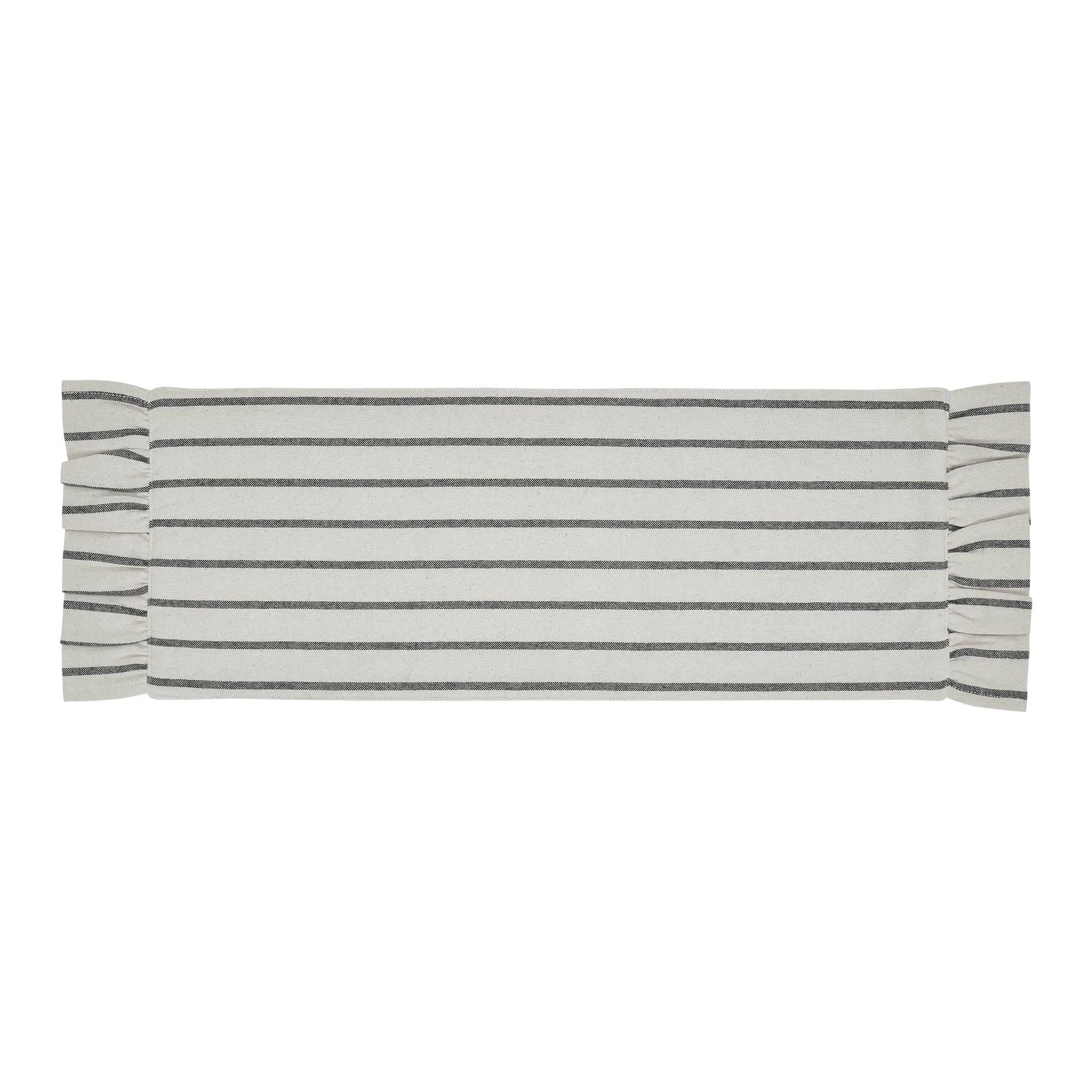 Kaila Ticking Stripe Ruffled Runner 8x24