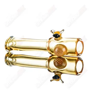Large Honeycomb & Bee Joint Holder Joe P Glass