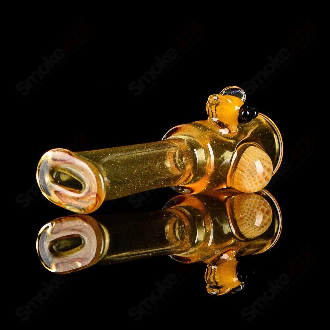 Large Honeycomb & Bee Joint Holder Joe P Glass
