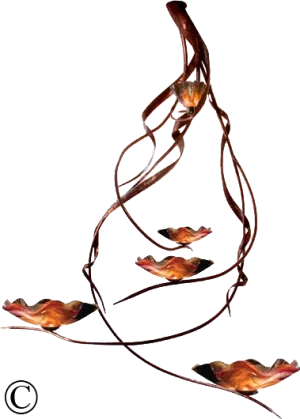 Lazy Daisy Five Blossom Chandelier